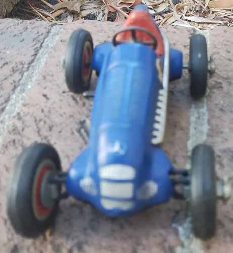 Schuco Sudio 1050 Mercedes Grand Prix racer 1936 , Made in US Zone Germany, c10. - 3