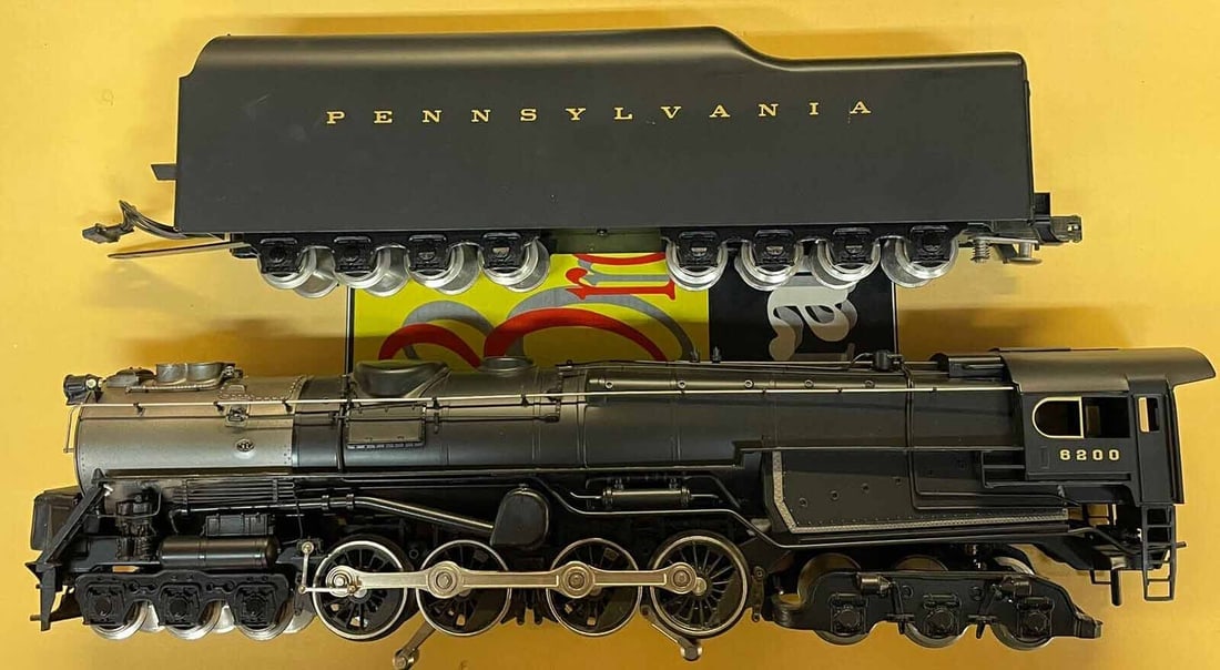 Third Rail brass PRR S-2 locomotive, O-gauge, c10. - 2