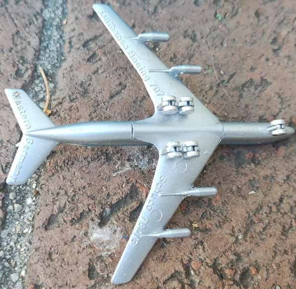 Schuco Boeing 707 (made in Germany) , c10 , boxed,. - 2