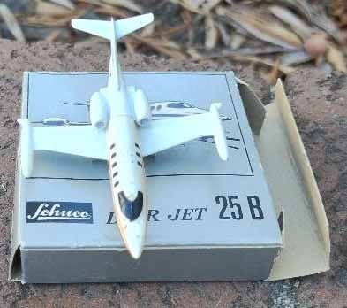 Schuco Lear Jet (made in Germany) , c10 , boxed,. - 2