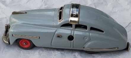 Schuco "Fex 1111" (made in US Zone Germany), rare grey color, c9. - 4