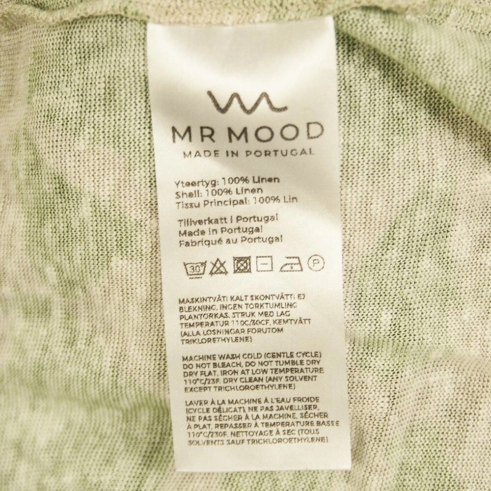 Mr Mood Green Beige Linen Maxi Padded Shoulders Sleeveless Dress size 1 - 4