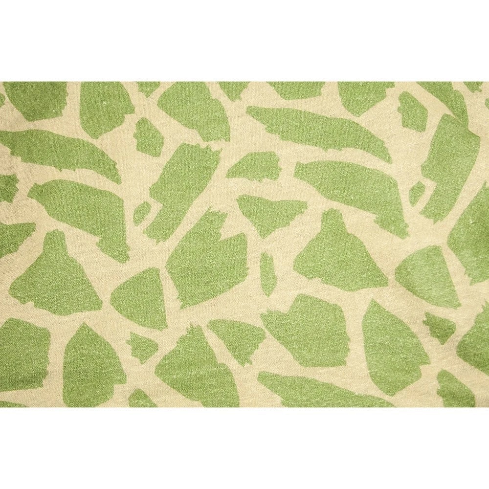 Mr Mood Green Beige Linen Maxi Padded Shoulders Sleeveless Dress size 1 - 5