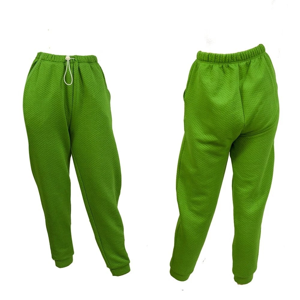 American Vintage Green Sleeveless Top( M/L) Sweat Pants ( S ) Sport Lounge Set - 3