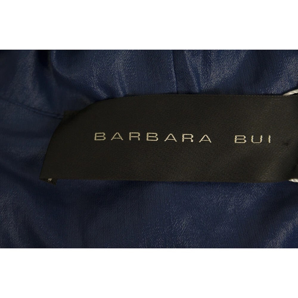 Barbara Bui Blue Polyester Trench One Piece Pull Over Jacket size 38 / S - 4