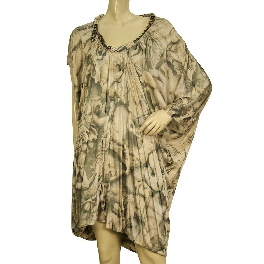 Alexander McQueen ancient gods print mini dress with chain at round collar 40IT: Title:Alexander McQueen ancient gods print mini dress with chain at round collar 40IT Description:Alexander McQueen ancient gods print mini dress with chain at round collar 40 IT If you?re wondering