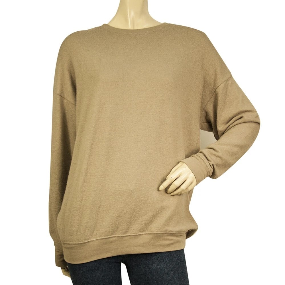 Alo Yoga Brown Beige Top Sweatshirt Sport Lounge Top size XS (1 of 6)