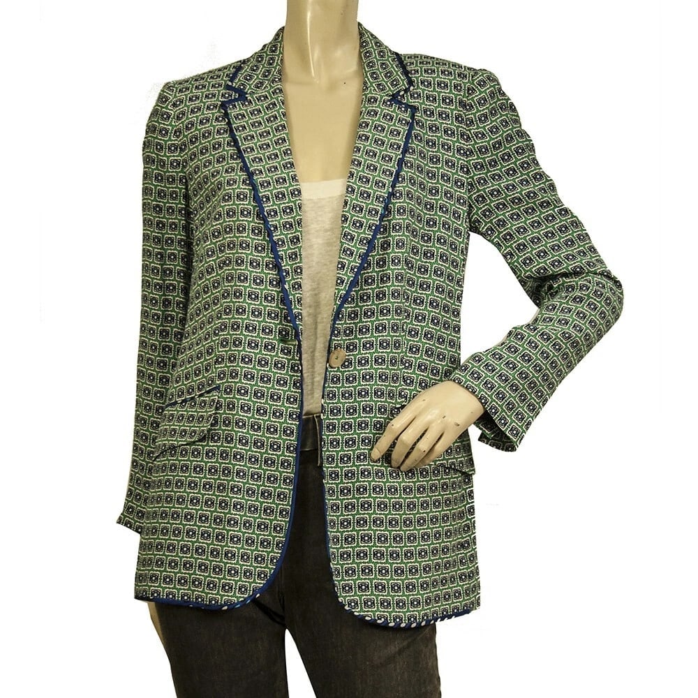 Diane Von Furstenberg DVF Roslyn Multicolor Viscose Floral Blazer Jacket size 4: Title:Diane Von Furstenberg DVF Roslyn Multicolor Viscose Floral Blazer Jacket size 4 Description:Diane Von Furstenberg DVF Roslyn Multicolor Viscose Floral Blazer Jacket size 4 Diane von Furstenberg 