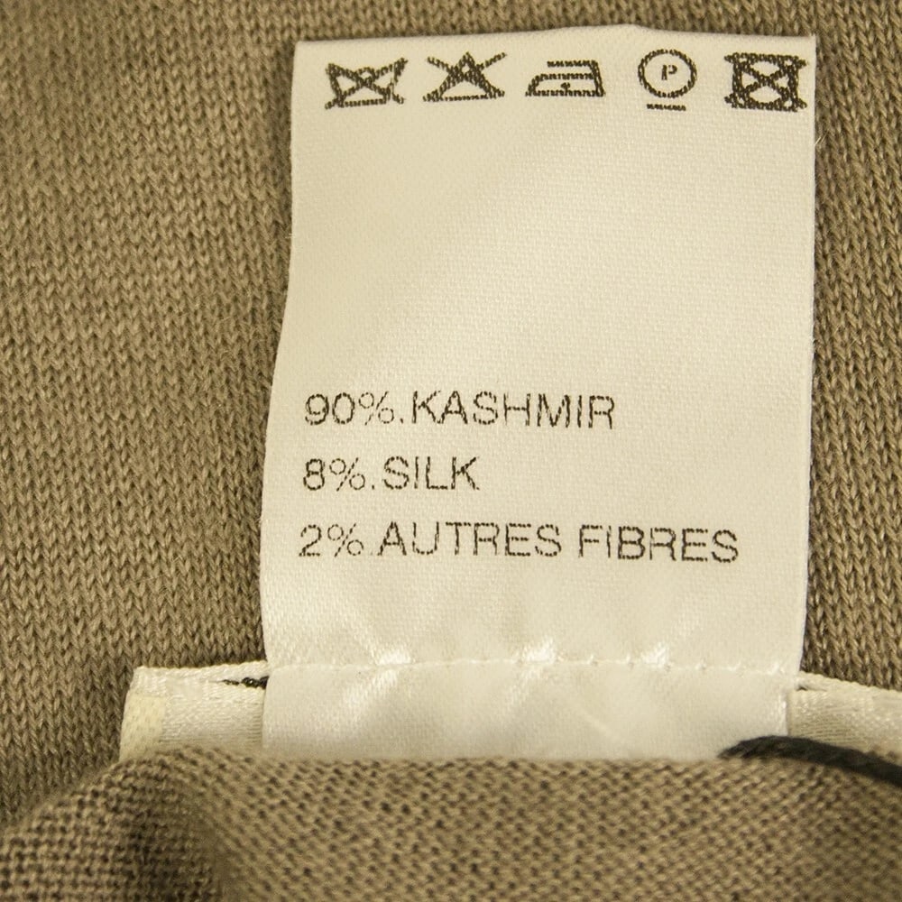 Chloe Brown Cashmere Silk Long Sleeve Knee Length Knit Dress size S - 4