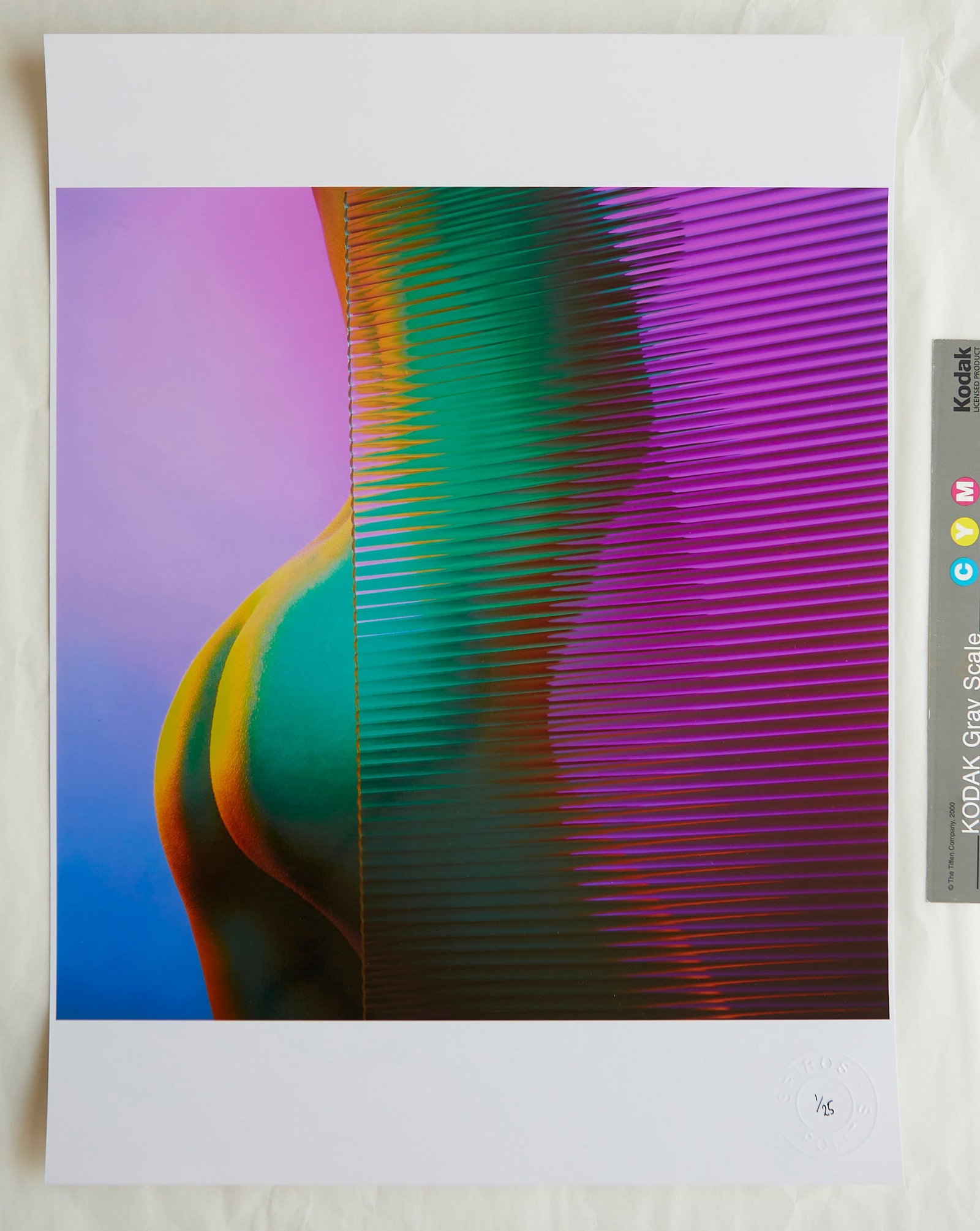 Screentime: Artist: Spiros Politis Title:Screentime Date/Period: 2022 Materials:photography Size:16" x12" Description:Pop Art Nude in studio in 2022 in London. Printed 2026.This is a giclee print on Hahnemuhle