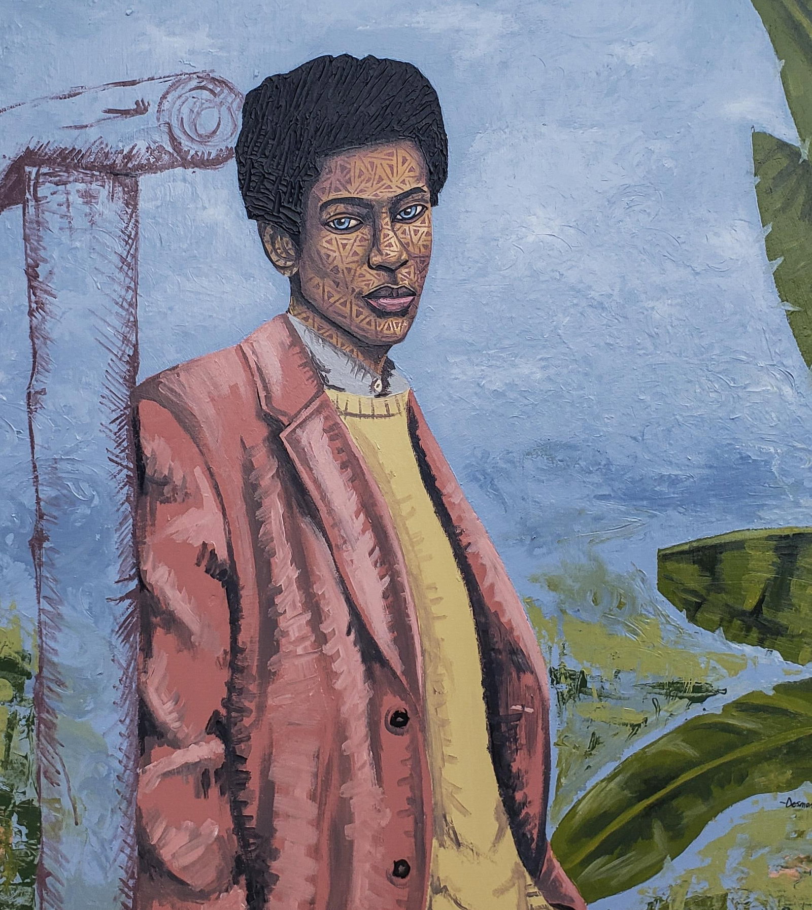 Desmond Akindoju, Framed by Foliage, 2023 - 3