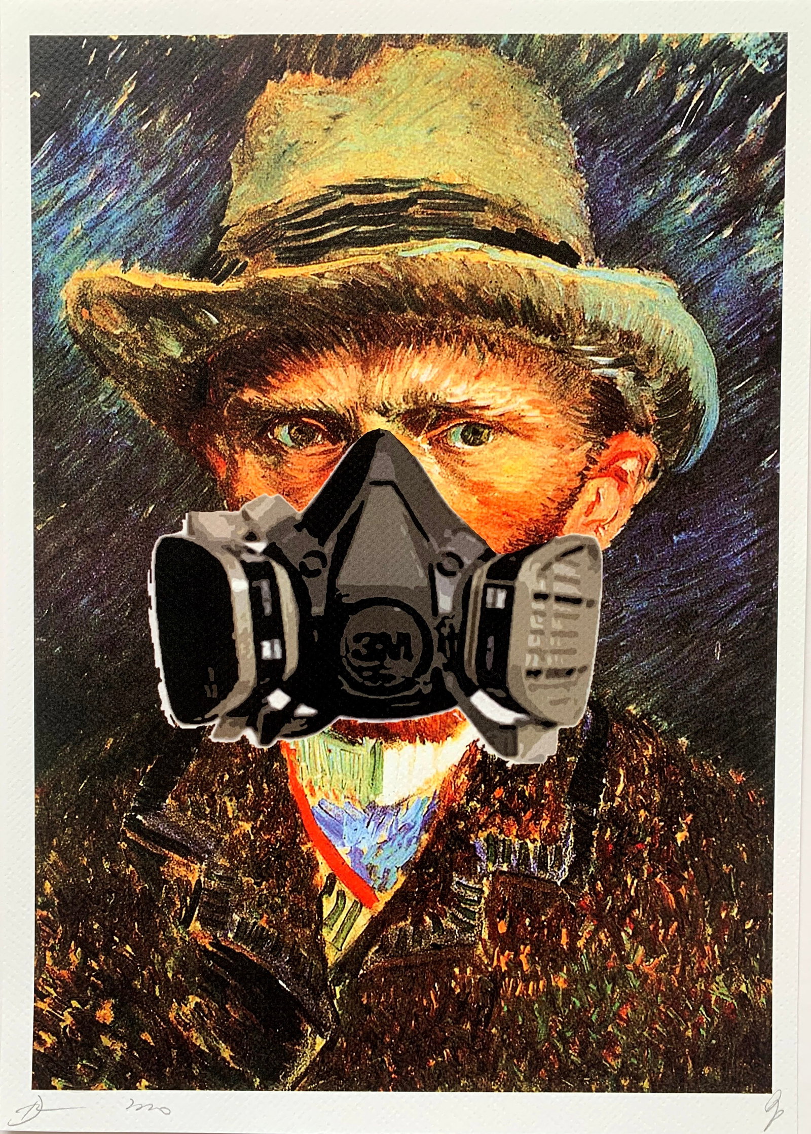 Death NYC Van Gogh: Title: Death NYC Van Gogh Date/Period: 21st Century Materials:Giclee on Fine art 300 gsm paper Size:17 3/4 x 12 1/2 inches Description:Artist: Death NYC, limited edition giclee on paper, out of edditi