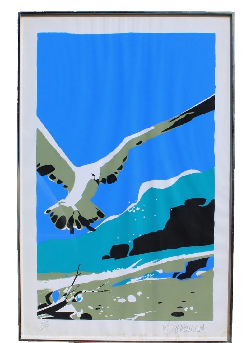 BOB BOREMAN Seagull at the Beach S/N Lithograph or Serigraph Edition of 20 (1 of 6)