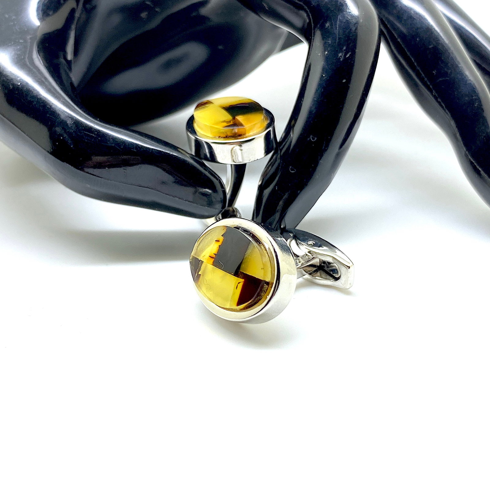 Fascinating Amber Cufflinks - 8