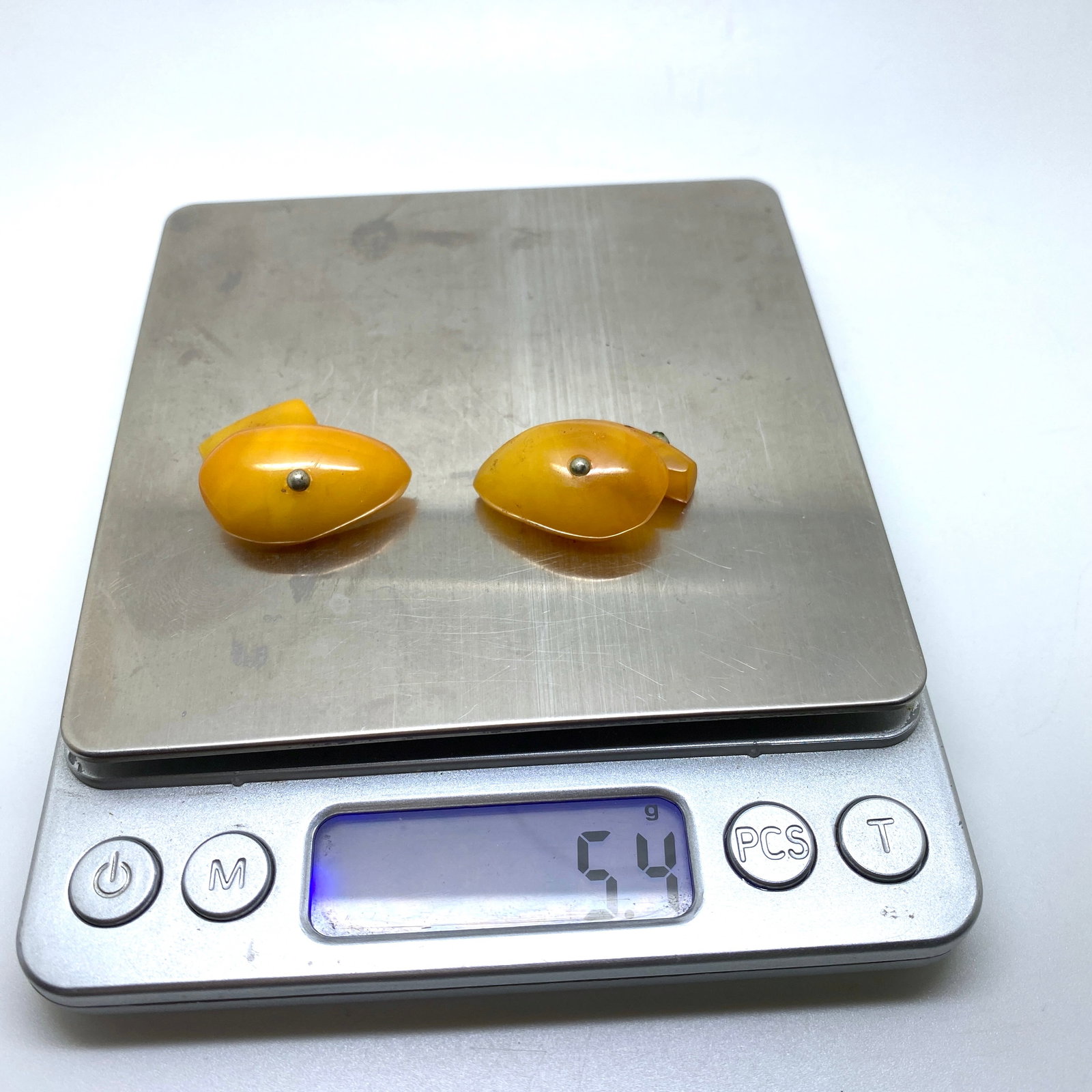 Fascinating Amber Cufflinks - 2