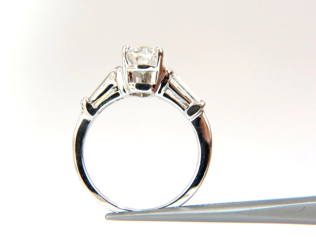 GIA 1.74CT NATURAL PEAR BRILLIANT DIAMOND RING CLASSIC THREE ENGAGEMENT 14KT *v - 5