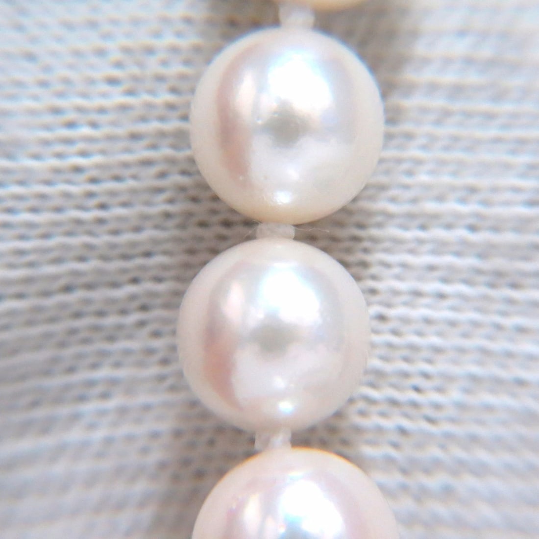 7.3mm Natural Japanese Pearls Endless Necklace / Double Wrap 34inch** - 3