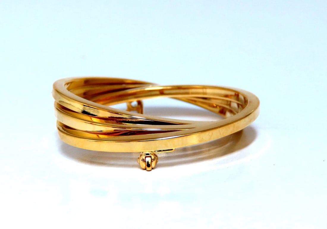 Triple Circle Pin 18Kt ** - 5