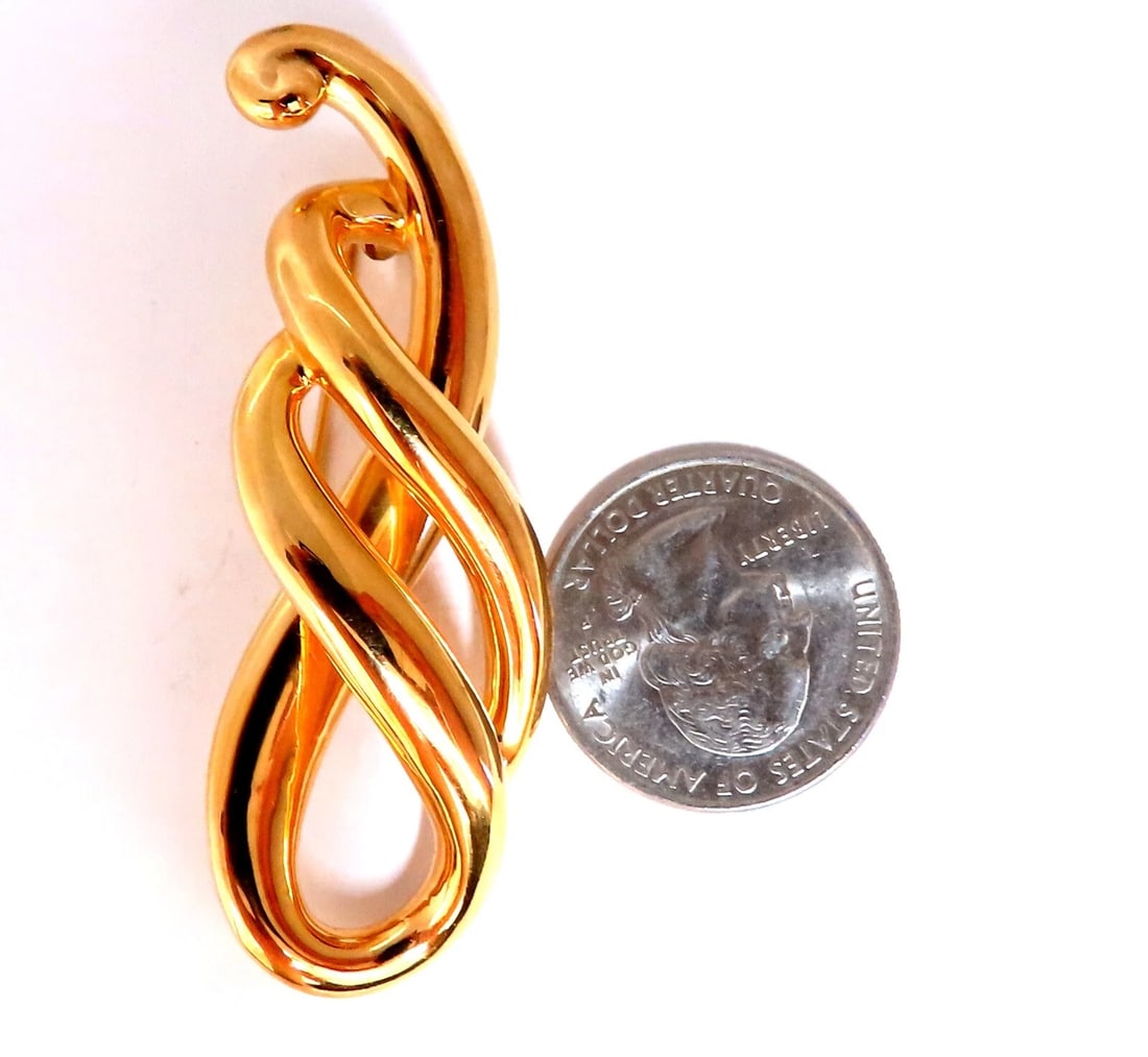 Curling Iconic Pin 14kt** - 3