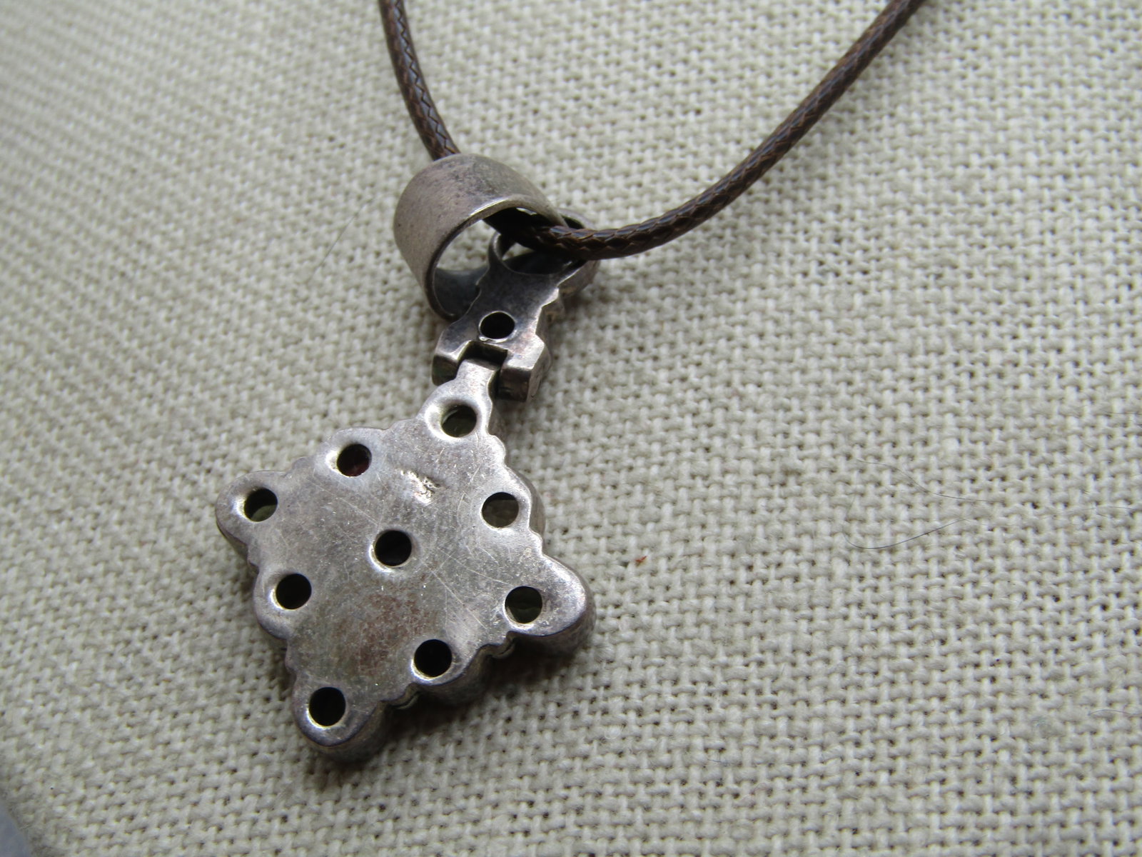 Vintage Sterling Mixed Gem Necklace, 20", 1980's-1990's - 5