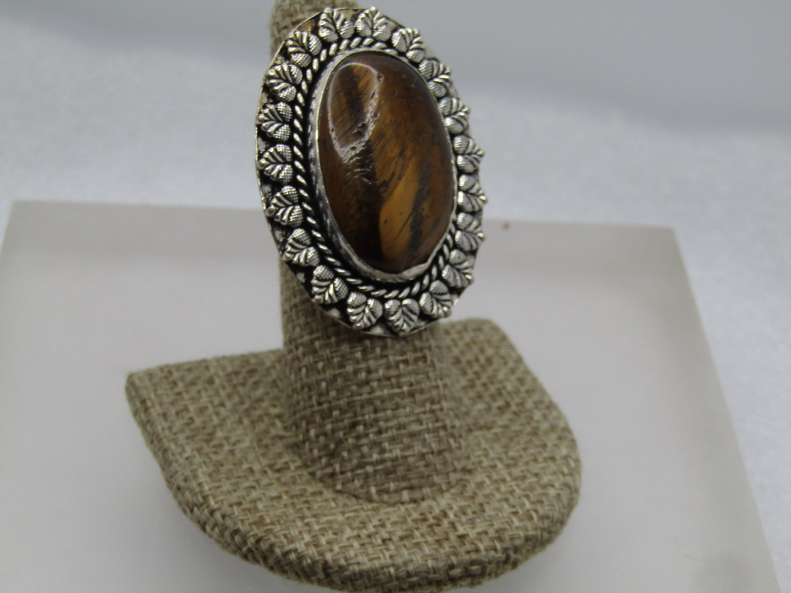 Southwestern Tiger's Eye Ring, Sz. 7, 2000's, Statement (1 of 7)