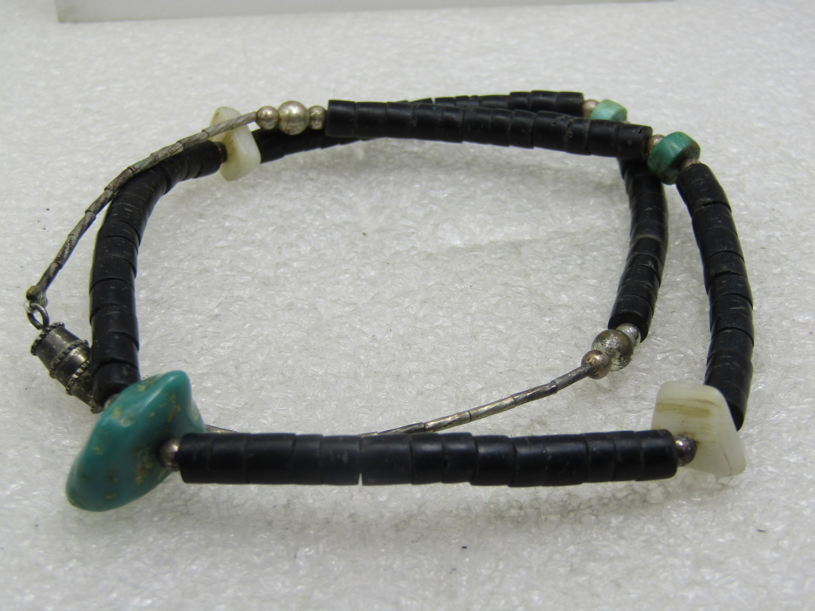Vintage Heishi Turquise Necklace, 18", 1970's - 7