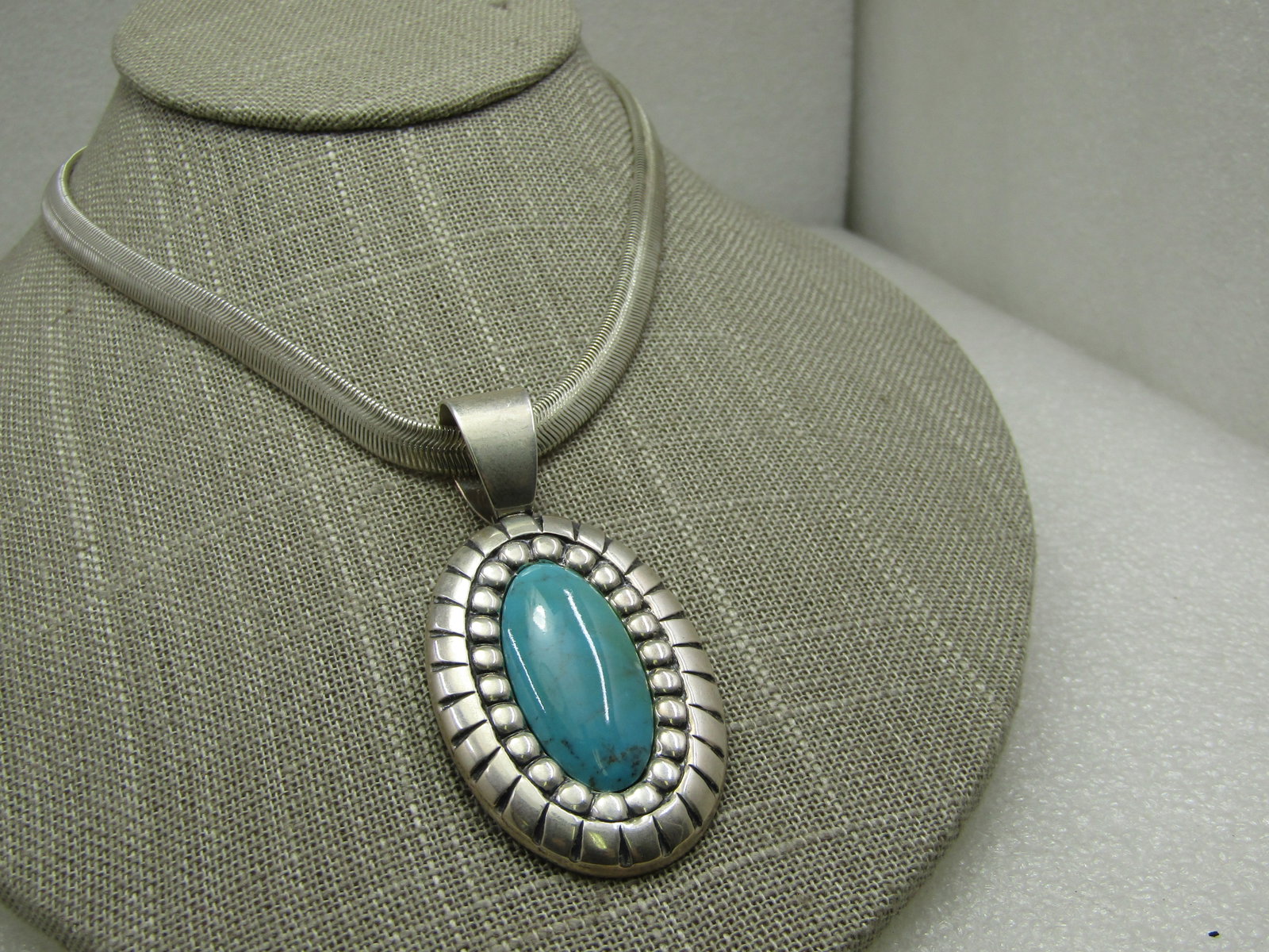 Sterling Southwestern Carolyn Pollack Relios Simulated Turquoise Necklace, 18" - 3