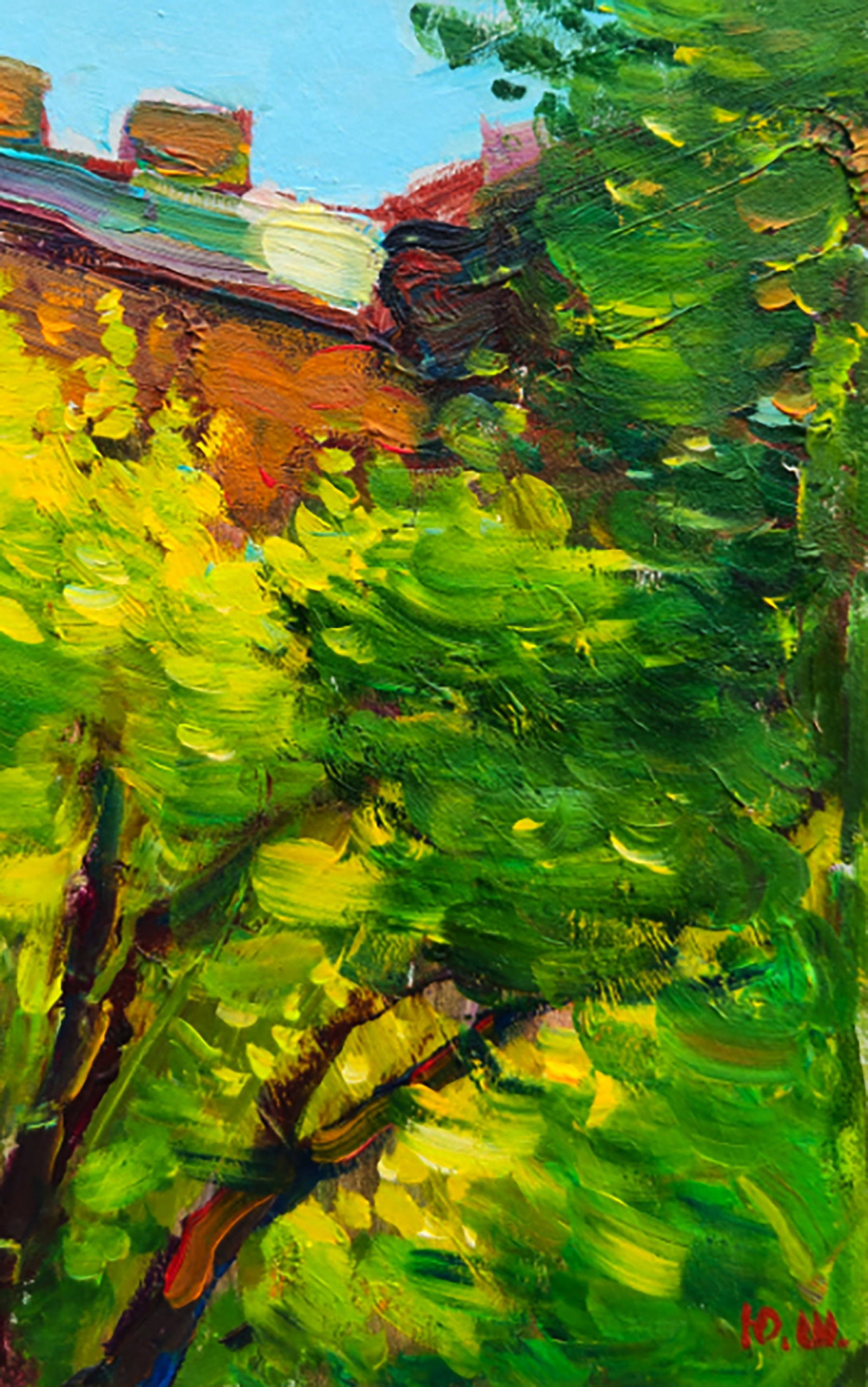 Oil painting The first day of summer Yuri Shkrob - 5