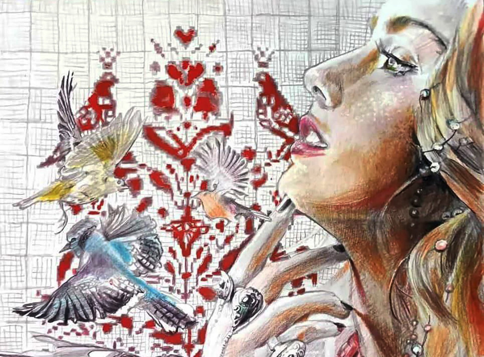 Color pencil painting Dreams of happiness Elena Yurko - 7