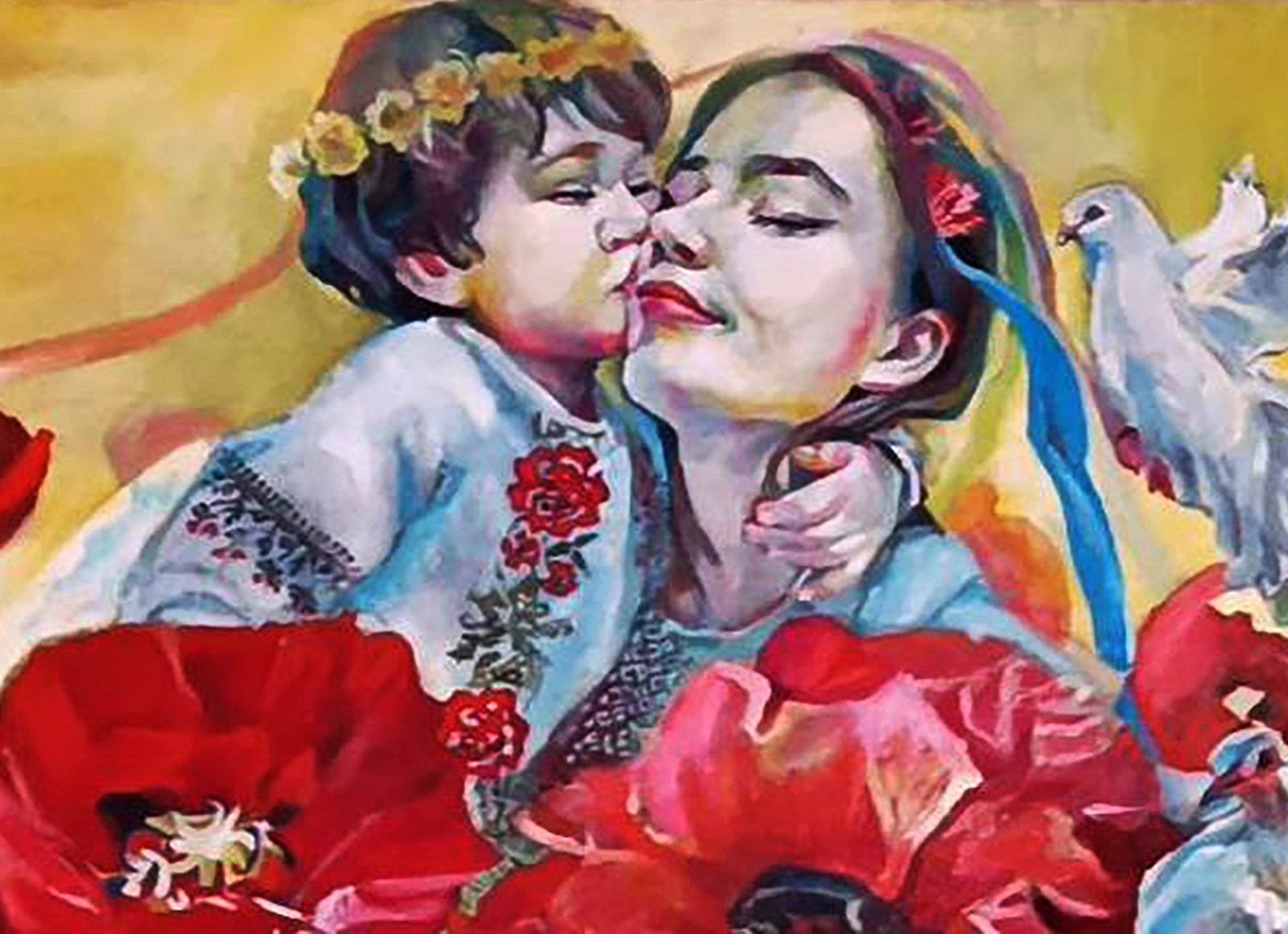Oil painting Dear Family Holiday Elena Yurko - 8