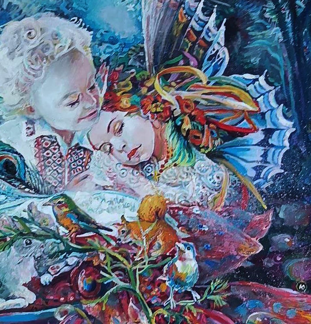 Oil painting Fairytale forest in dreams Elena Yurko - 5
