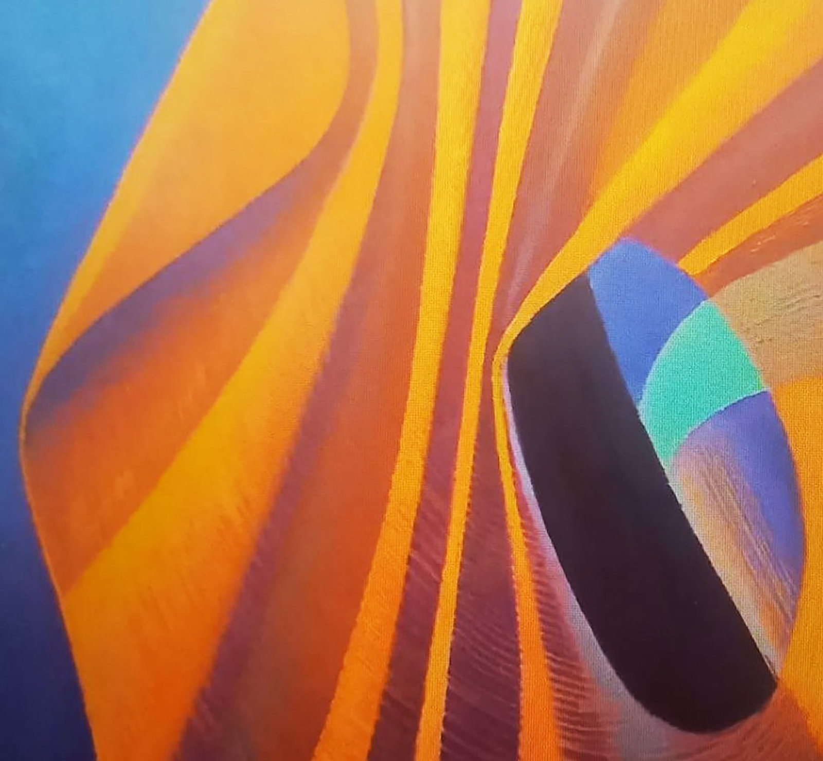Oil painting Orange sculpture Alexander Strashevich - 2