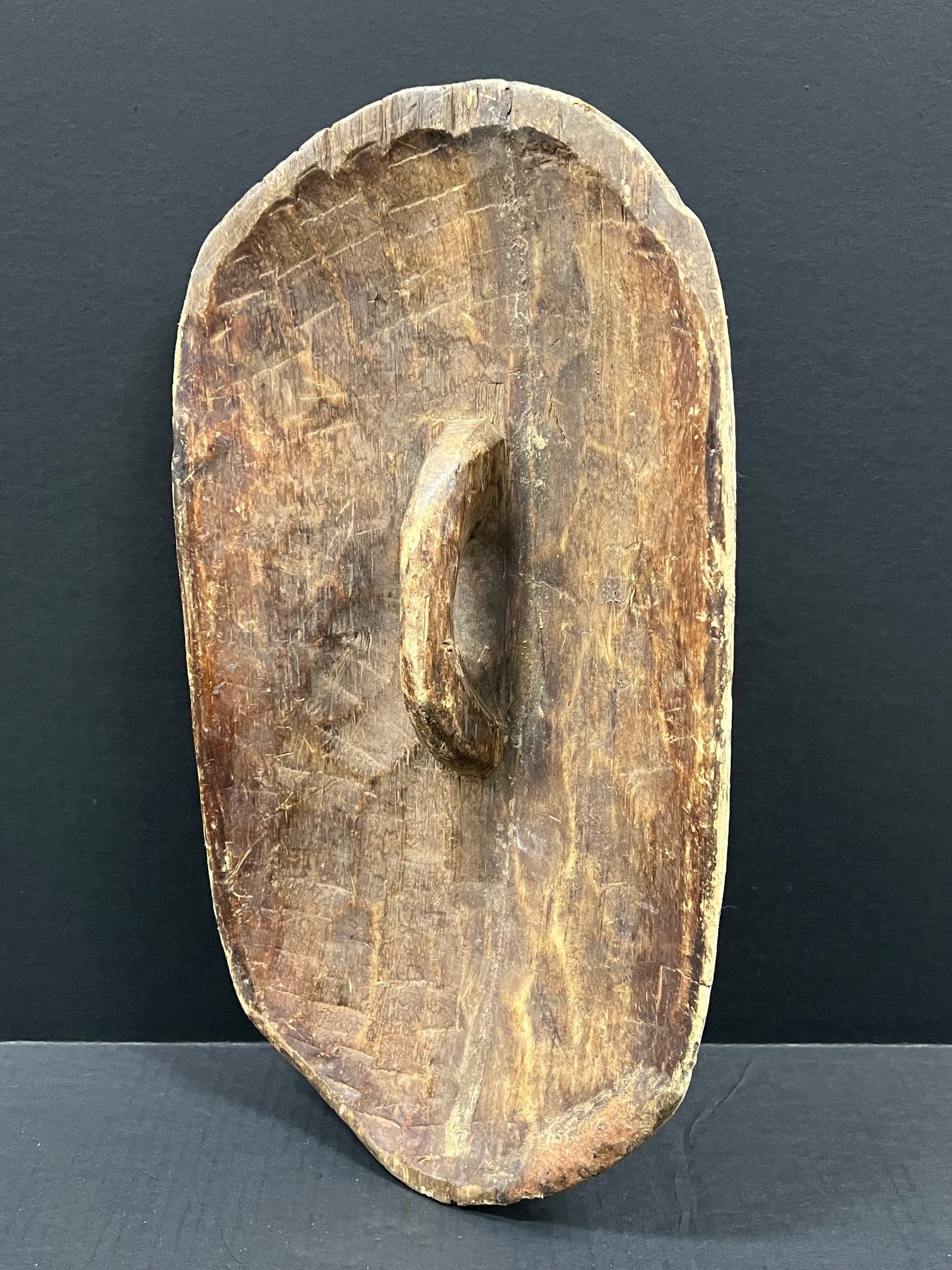 Carved Wood Songye Shield - 7