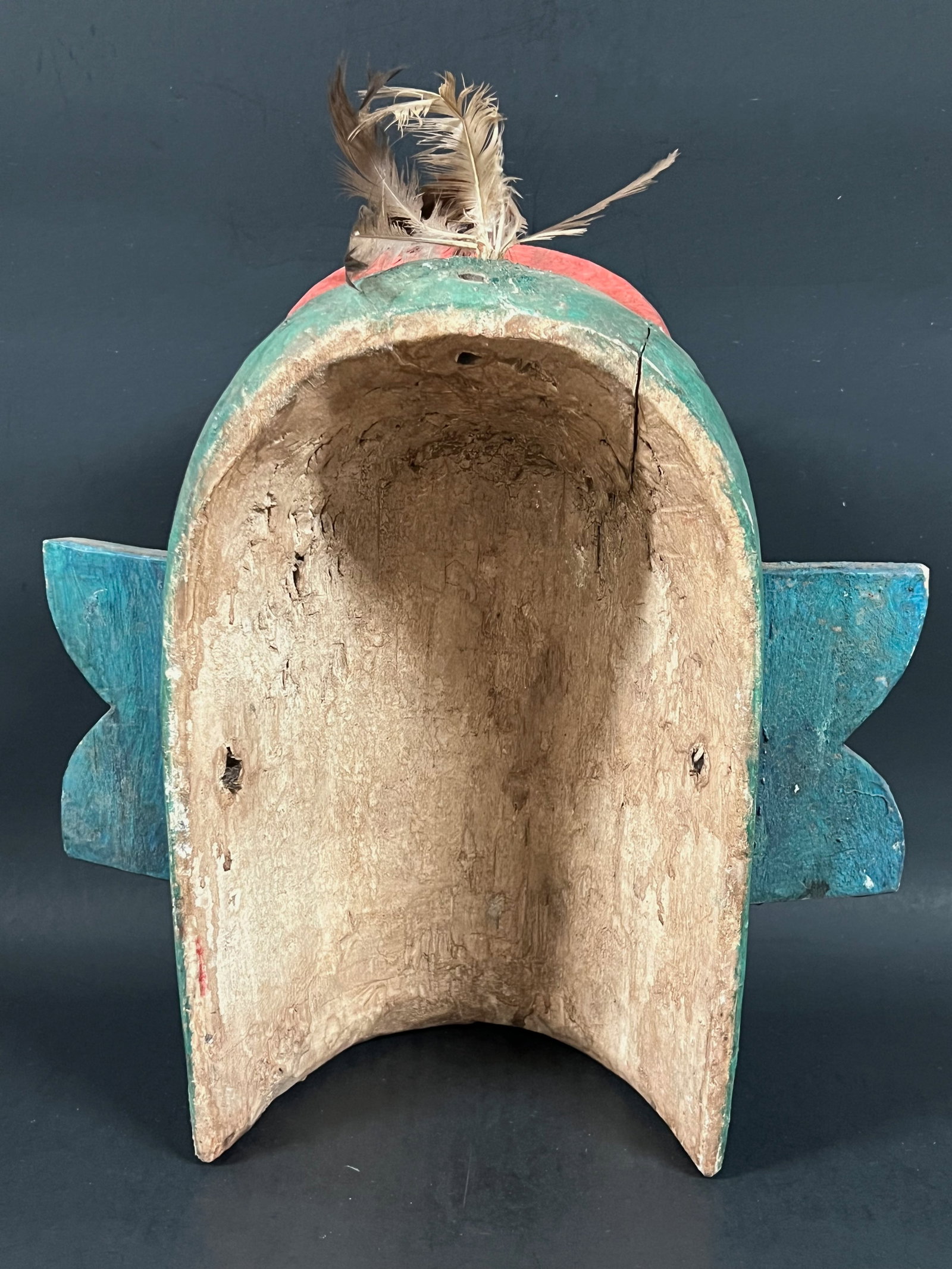 Carved Wood Kachina Mask - 6