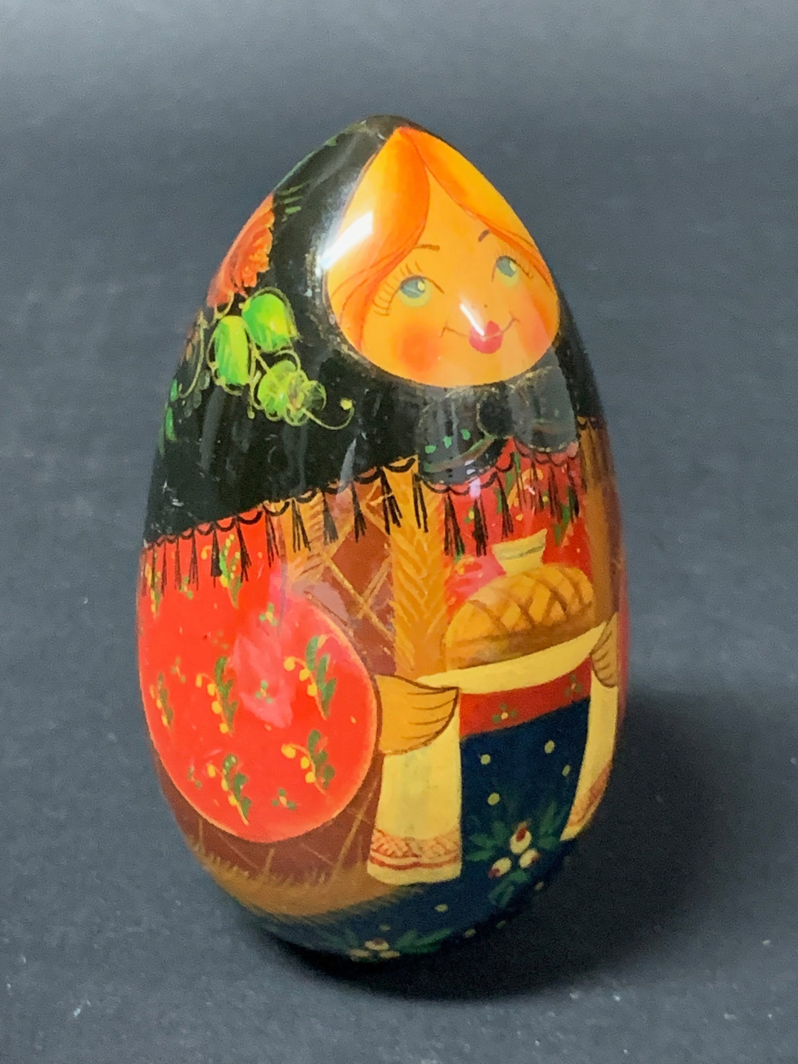 Russian Eastern Wooden Egg - 2