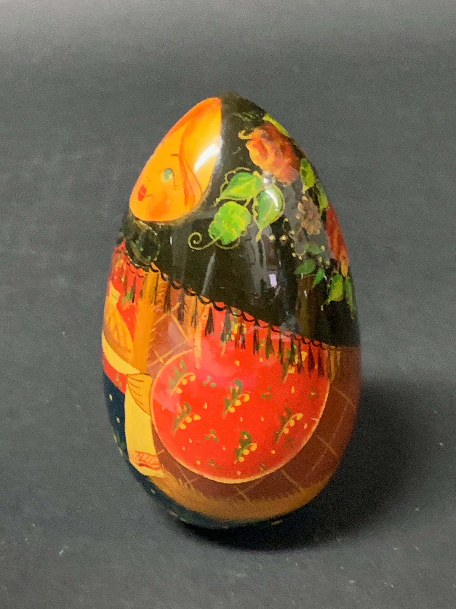 Russian Eastern Wooden Egg - 4
