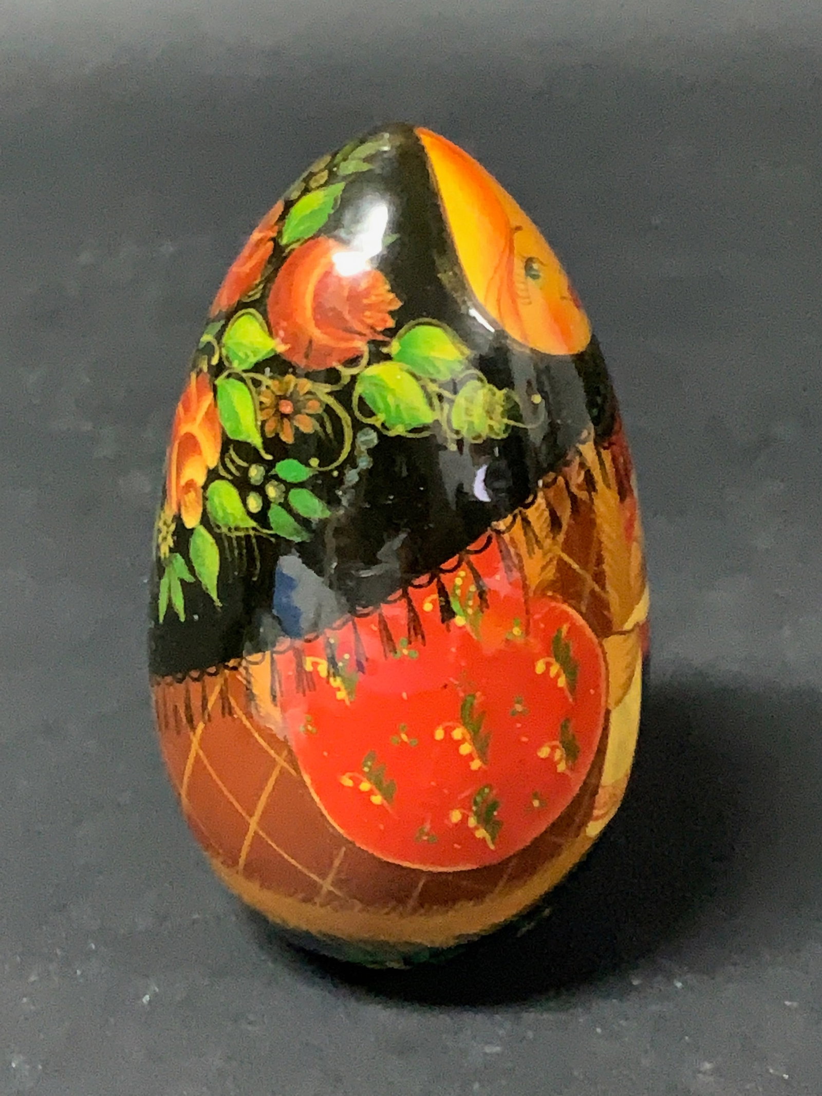 Russian Eastern Wooden Egg - 5