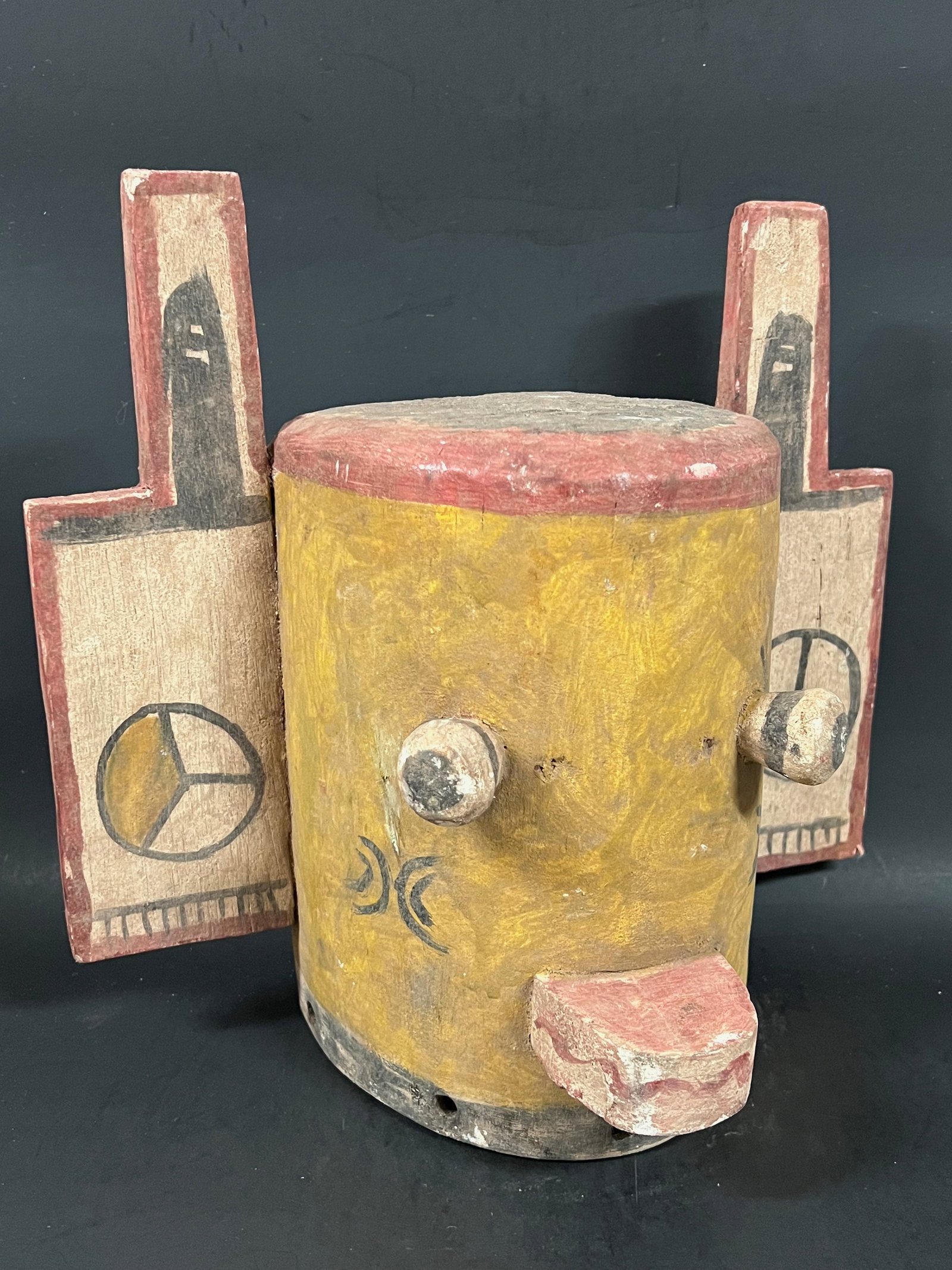 Carved Wood Kachina Mask - 2