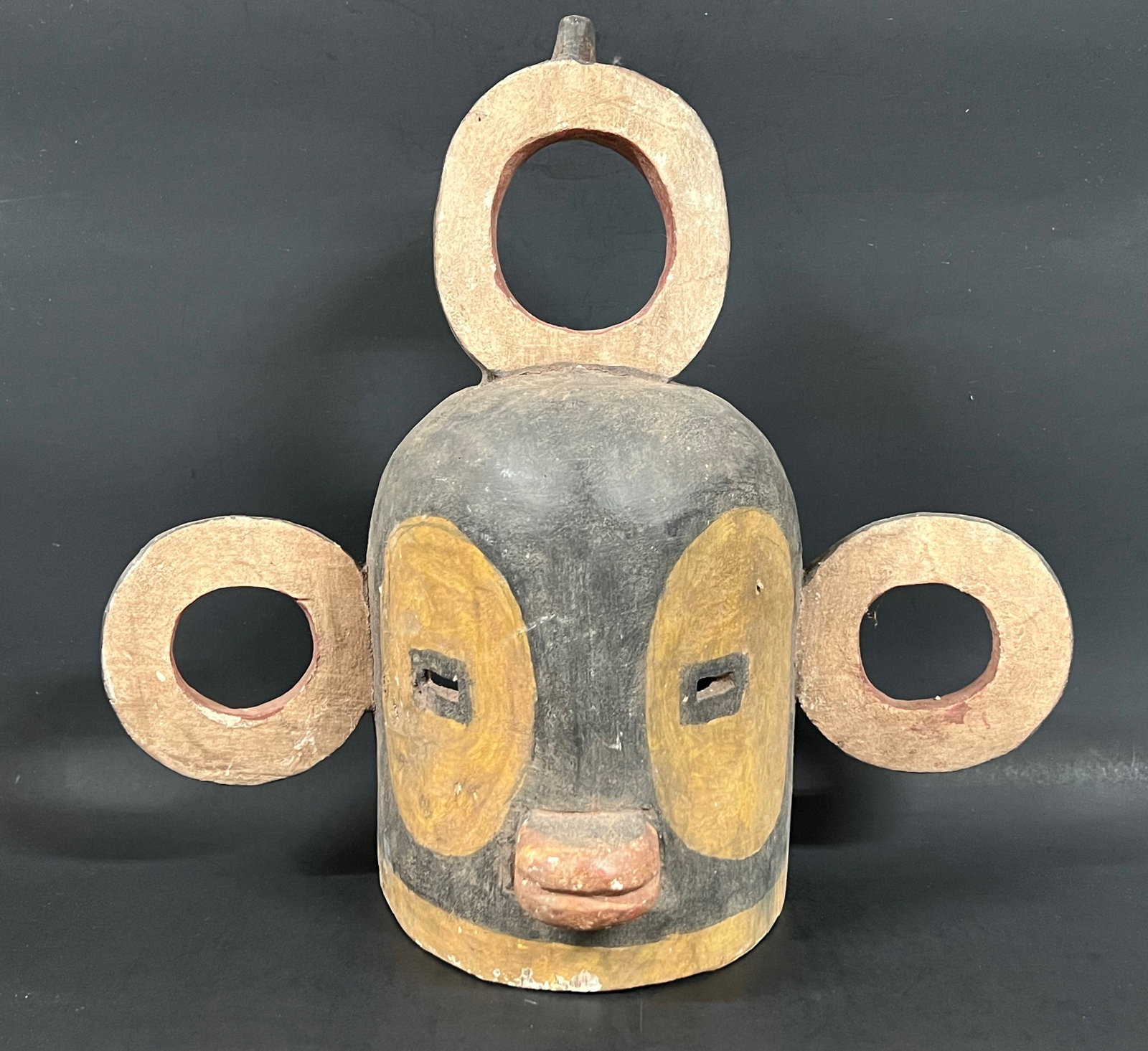 Carved Wood Kachina Mask - 2