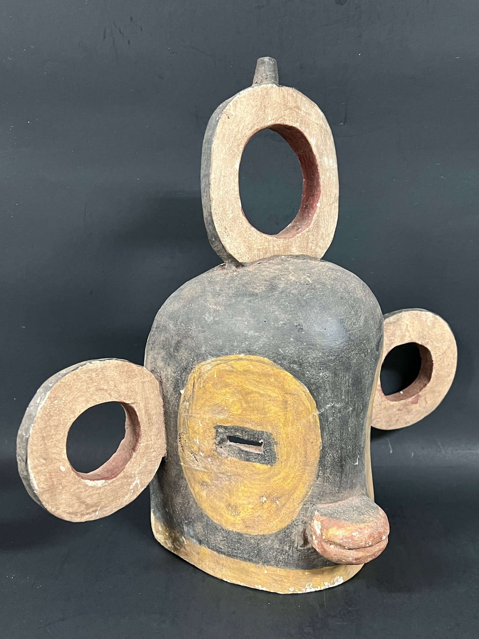 Carved Wood Kachina Mask - 3