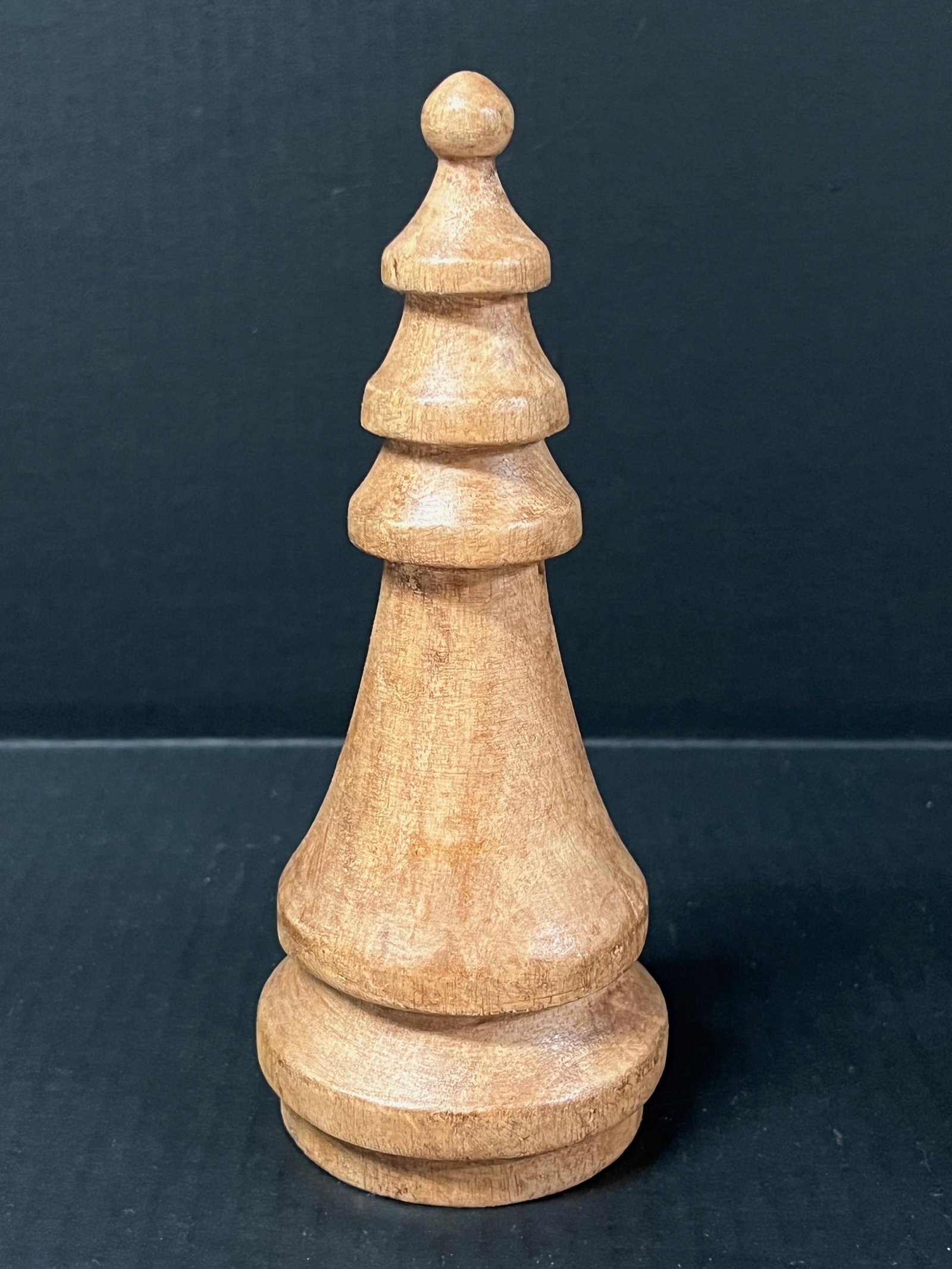 Carved Wooden Christmas Tree Sculpture - 5