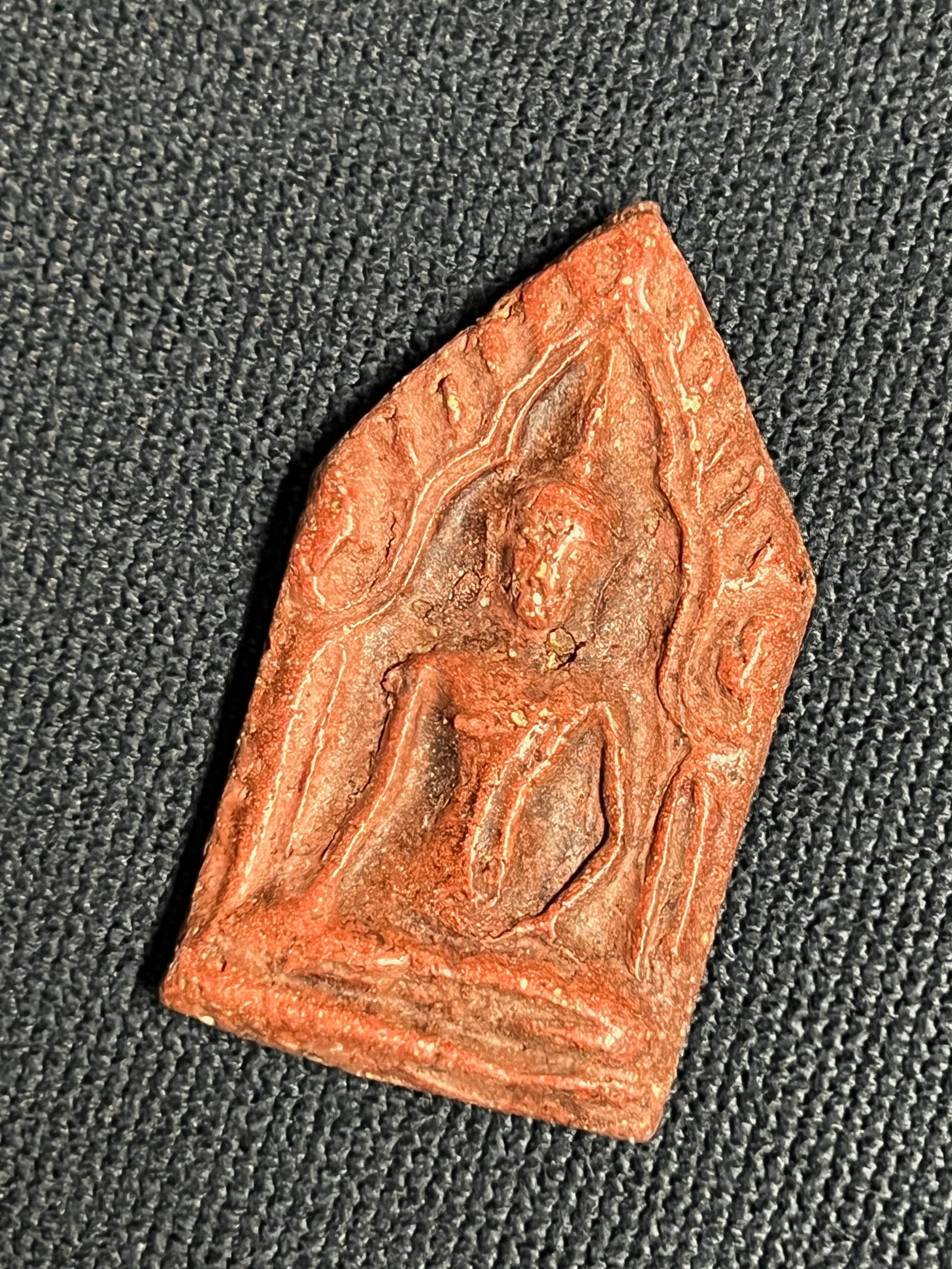 Southeast Asian Clay Buddha Amulet Pendant - 2