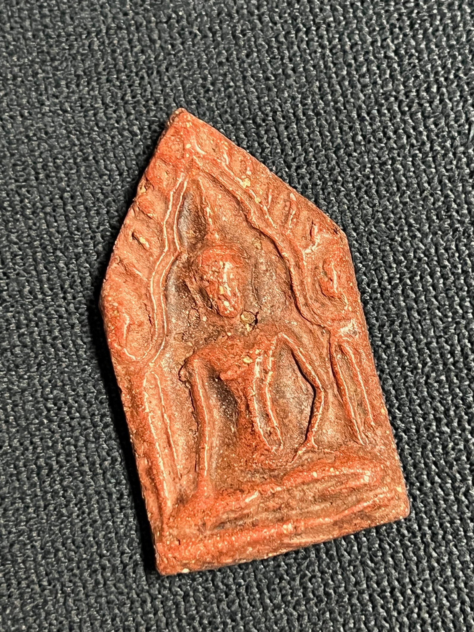 Southeast Asian Clay Buddha Amulet Pendant - 3