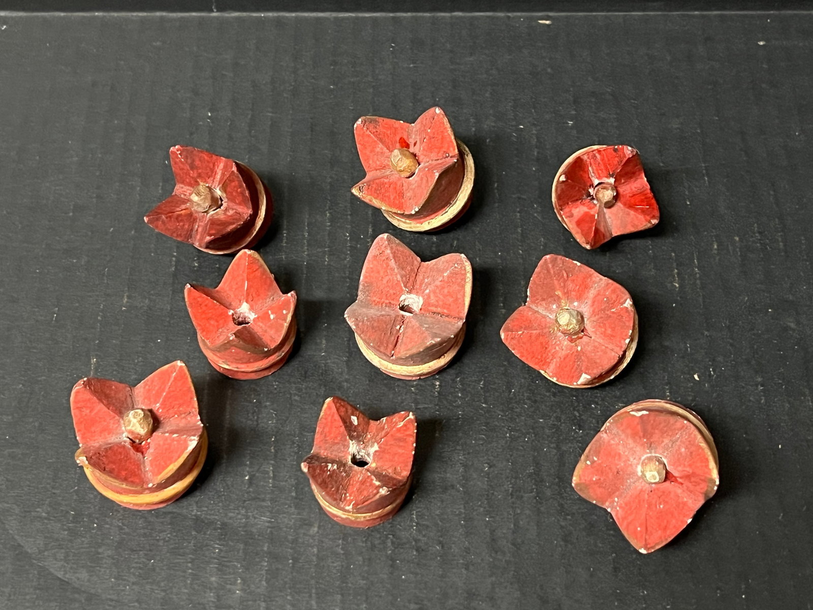 Carved Wooden Miniature Crown - 3