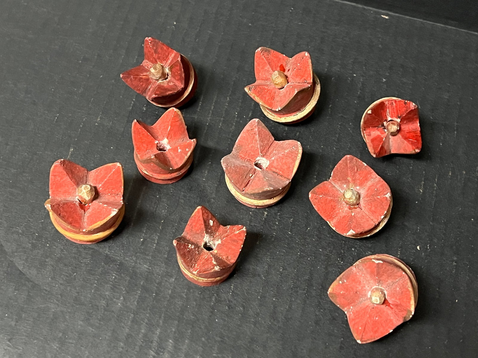 Carved Wooden Miniature Crown - 4