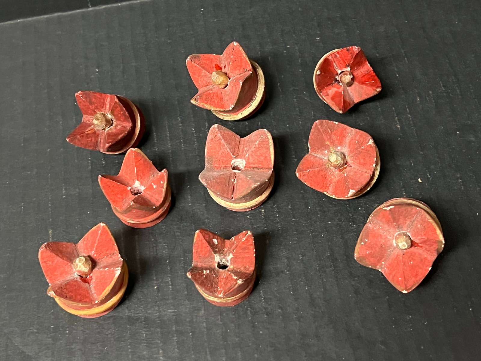 Carved Wooden Miniature Crown - 5