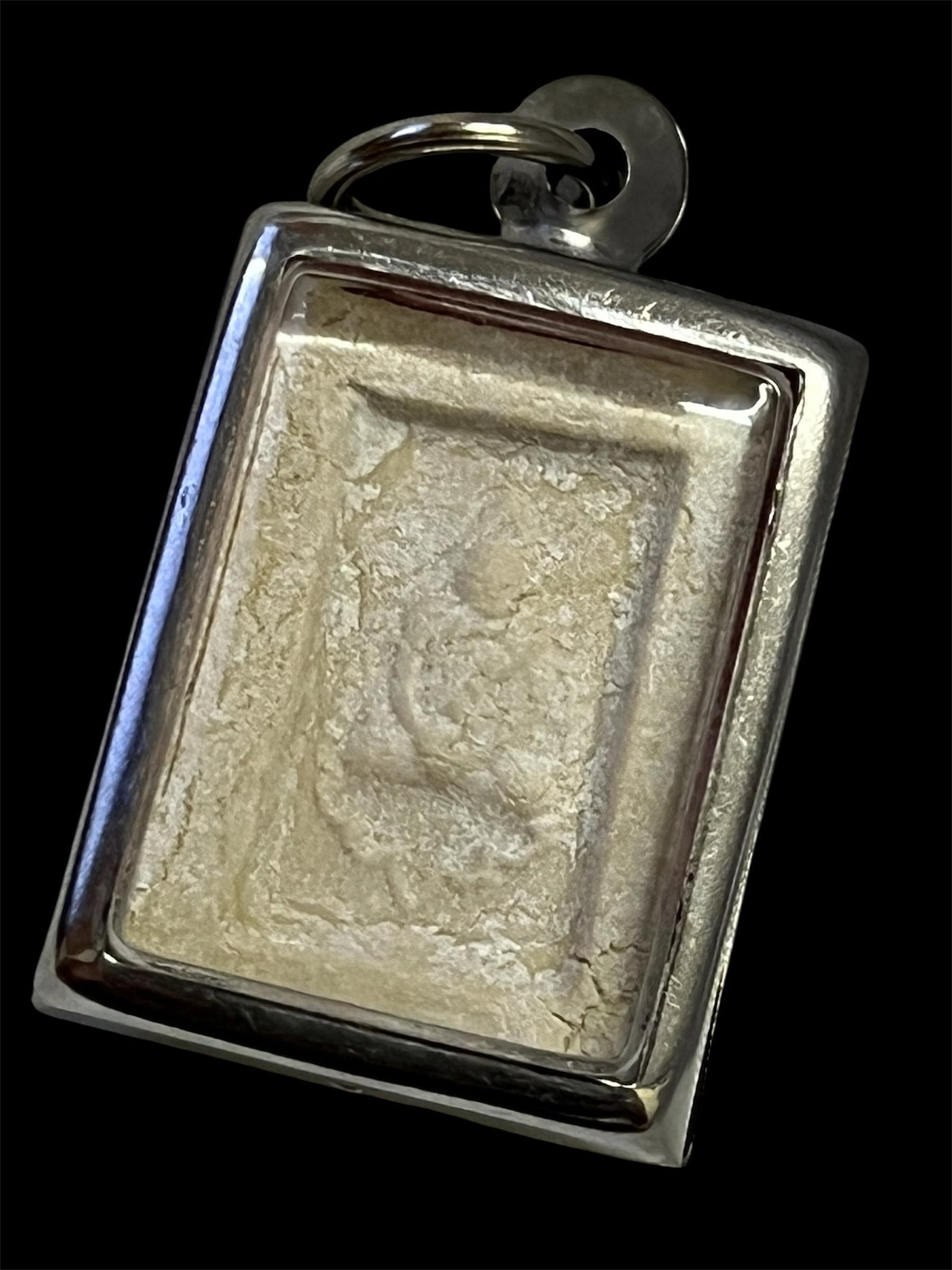 Southeast Asian Clay Buddha Amulet Pendant - 7
