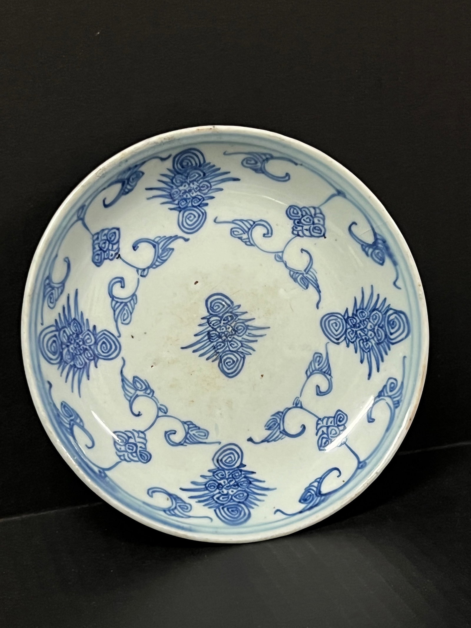 Chinese Art Porcelain Blue and White Plate - 2