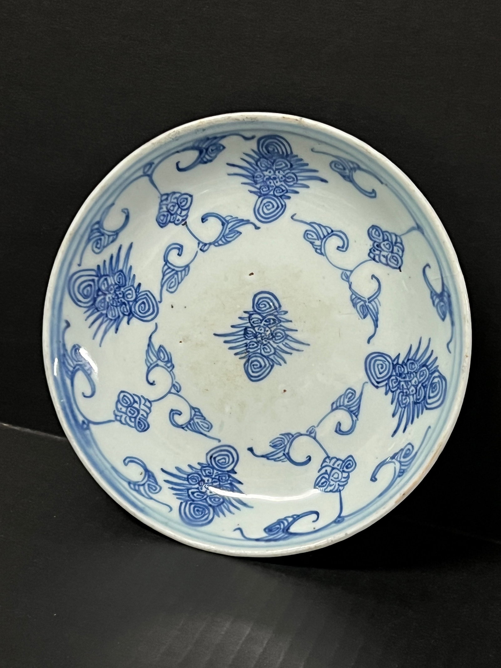 Chinese Art Porcelain Blue and White Plate - 3