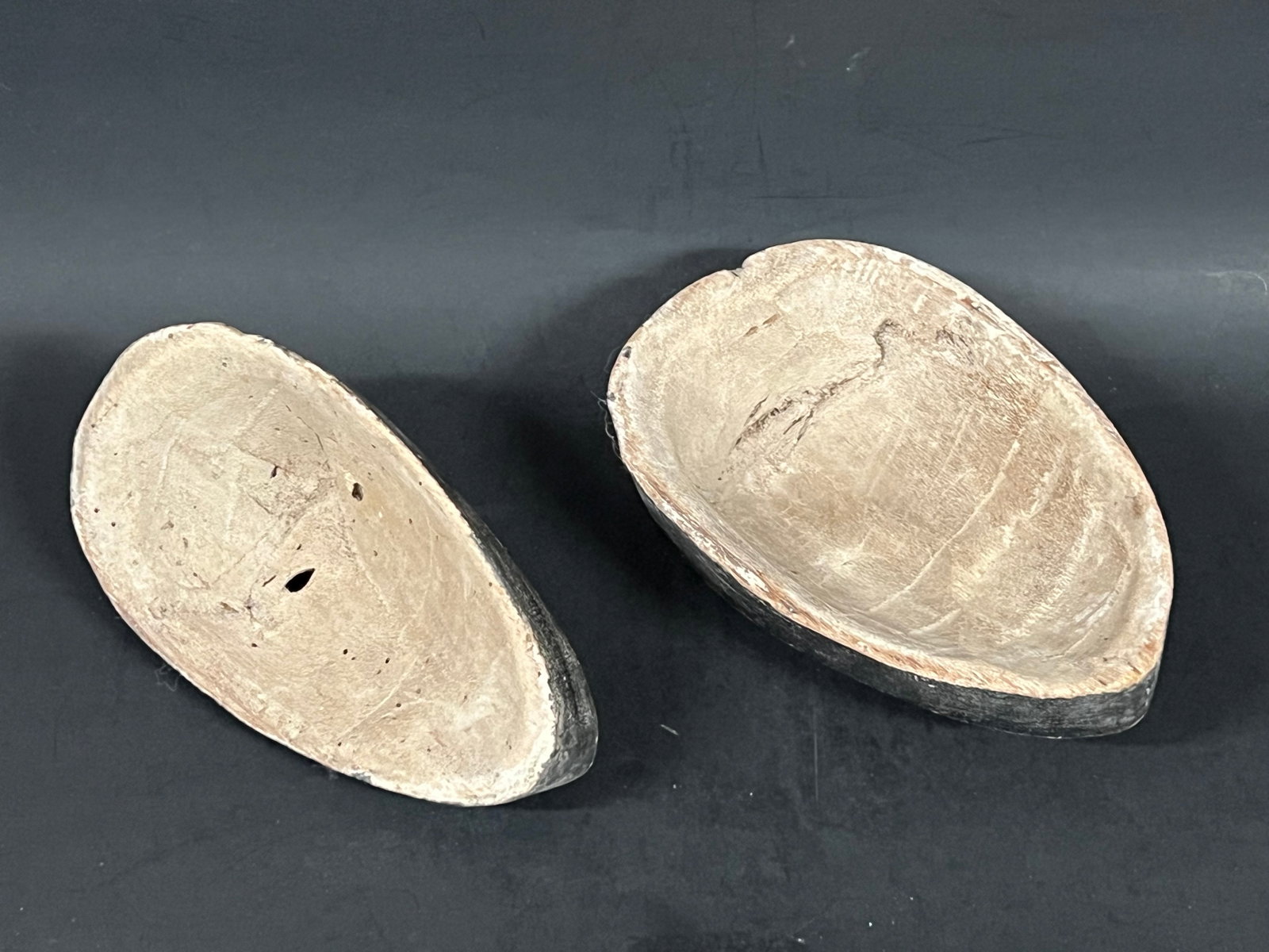 African Art Carved Wood Passport Mask Lot of 2 - 7